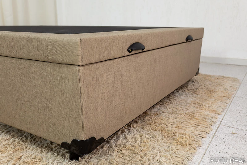 Box Baú Casal Eli Blindado 138x188x42 Korino - Imagem 9