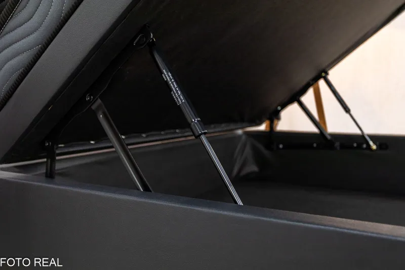 Box Baú Casal Eli Korino Preto + Colchão Casal Iso Dupla Face - Imagem 4