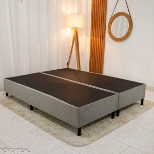 Alternative view of Box Queen Bipartido 158x198x37 Sued - Nosso Sonho