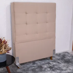 Alternative view of Cabeceira Solteiro Belli Sued Bege