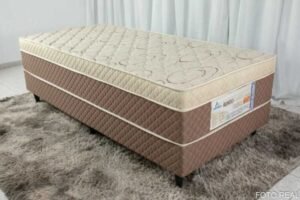 Cama Box Solteiro Ortopédico com Espuma D33 Rondoconfort