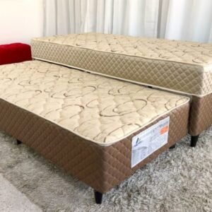 Cama Box Solteiro + Cama Auxiliar Duo D33