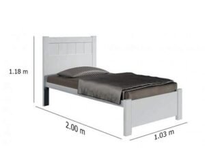 Alternative view of Cama Solteiro Primícia Larg. 1.03m