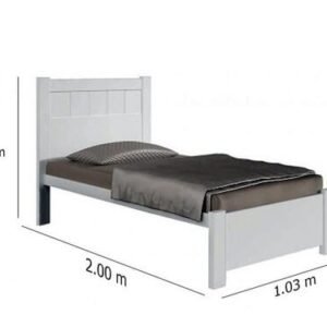 Alternative view of Cama Solteiro Primícia Larg. 1.03m