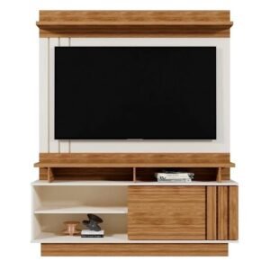 Home Goiás Larg. 1.50m C/Detalhe Ripado Para TV até 55"