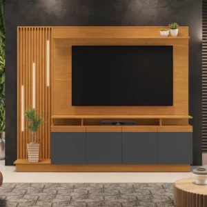 Home Absoluto Larg. 2.00m Ripado C/Led Para TV até 65"