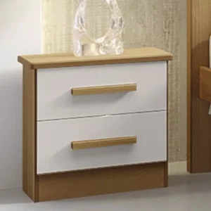 Alternative view of Mesa de Cabeceira New Athos Larg. 0.50m 2 Gavetas