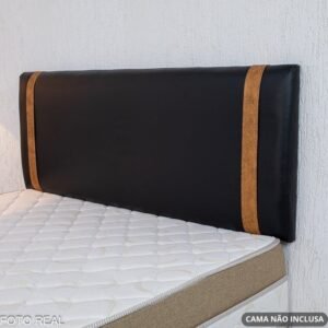 Alternative view of Painel Cabeceira Casal Leticia Larg. 1.40m Korino