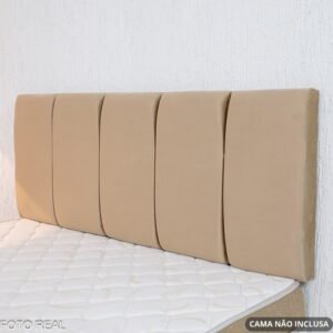 Painel Cabeceira Casal Roma Larg. 1.40m Veludo