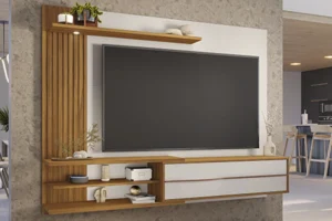 Painel NT 1355 Larg. 1.82m Ripado Para TV até 65"