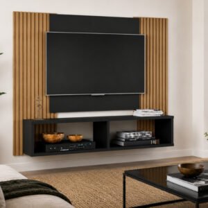 Painel Navi Larg. 1.20m Ripado Para TV até 47"