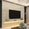 Painel Nobre Larg. 2.30m Ripado C/Led Para TV até 85"