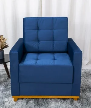 Poltrona Decorativa Áustria Veludo - Imagem 7