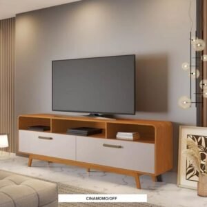 Rack Bancada Cristal Larg. 2.00m Para TV até 70"