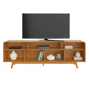 Alternative view of Rack Bancada Cristal Larg. 2.00m Para TV até 70"