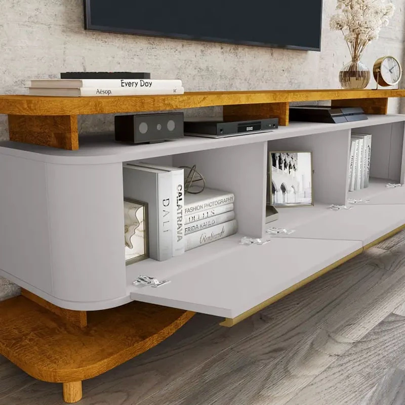 Rack Bancada Guarapari Larg. 1.80m Para TV até 75" - Imagem 2