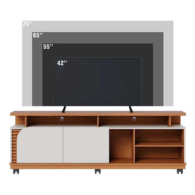 Rack Bancada Jurerê Larg. 1.80m Para TV até 75″ - Imagem 3