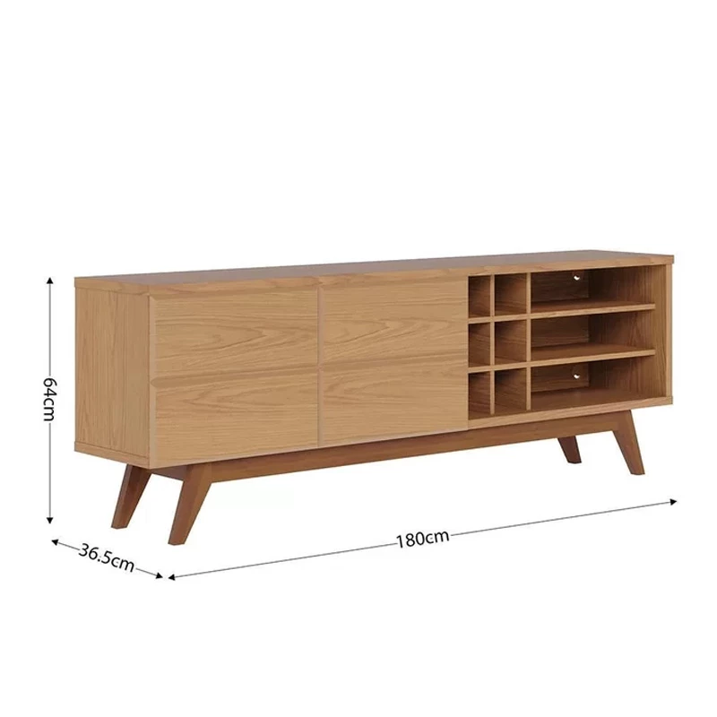 Rack Noronha Larg. 1.80m Para TV até 70" - Imagem 9