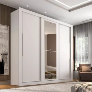 Alternative view of Guarda-Roupa New Panamá Larg. 1.85m 3 Portas  4 Gavetas C/ 1 Espelho