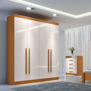 Guarda-Roupa Da Vinci Plus Larg. 1.85m 4 Portas 3 Gavetas