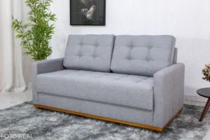 Sofá 3 lugares Áustria Larg. 1.70m Linho