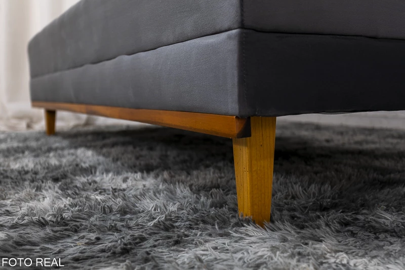 Sofá Cama Madrid Larg. 1.80m Veludo - Imagem 6