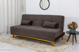 Sofá Cama Madrid Larg. 1.80m Veludo