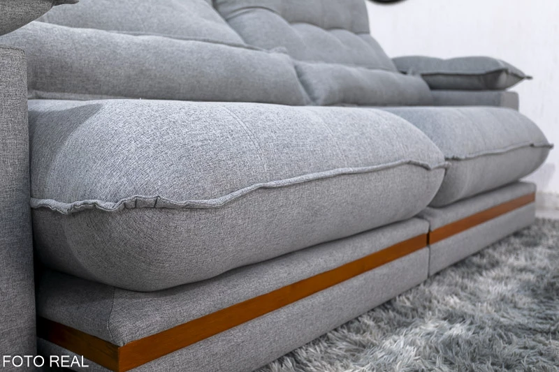 Sofá Retrátil Reclinável Ibis 2.50m Linho - Imagem 6