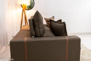 Sofá Retrátil Reclinável Gran Bello 2.00m Linho - Imagem 8