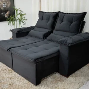 Sofá Retrátil Reclinável Nicole 1.80m Veludo