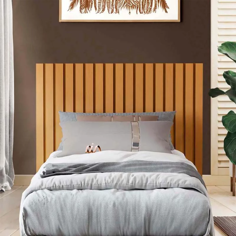 Cabeceira Solteiro Maracá Ripada 2 Módulos Larg. 1.09m Nature