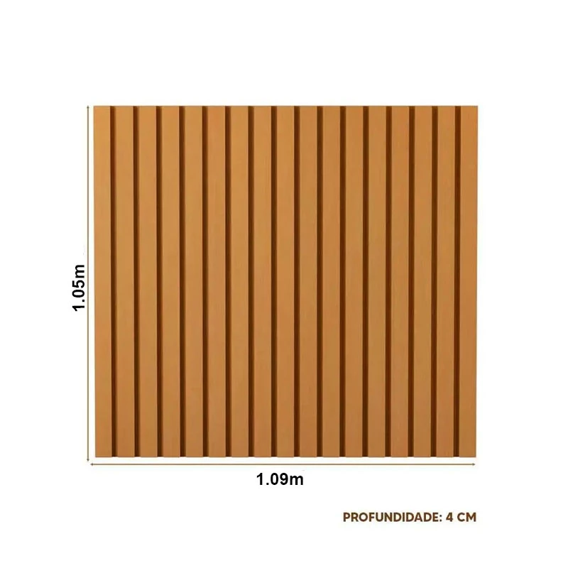 Cabeceira Solteiro Maracá Ripada 2 Módulos Larg. 1.09m Nature - Imagem 3