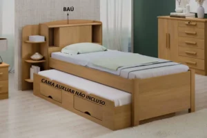 Alternative view of Cama Solteiro Milênio