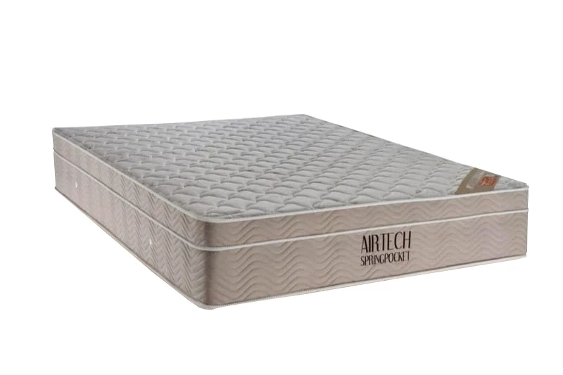 Colchão Casal Airtech Springpocket 138x188x25 Molas Ensacadas