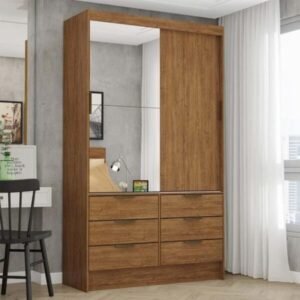 Alternative view of Guarda-Roupa Sevilha Larg. 1.80m 2 portas 6 gavetas