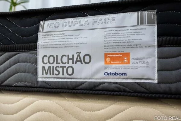 Colchão Casal Iso Dupla Face 138x188x20 Ortopédico EPS D-33 - Imagem 3