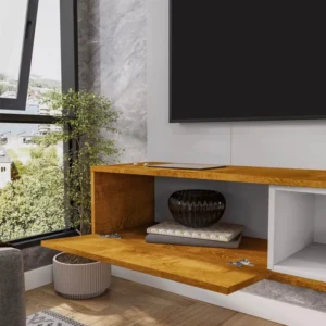 Alternative view of Painel Paraty Larg. 1.37m C/Detalhe Frisado Para TV até 55"