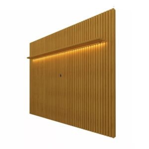 Alternative view of Painel Nobre Ripado Larg. 1.85m C/LED Para TV até 75″