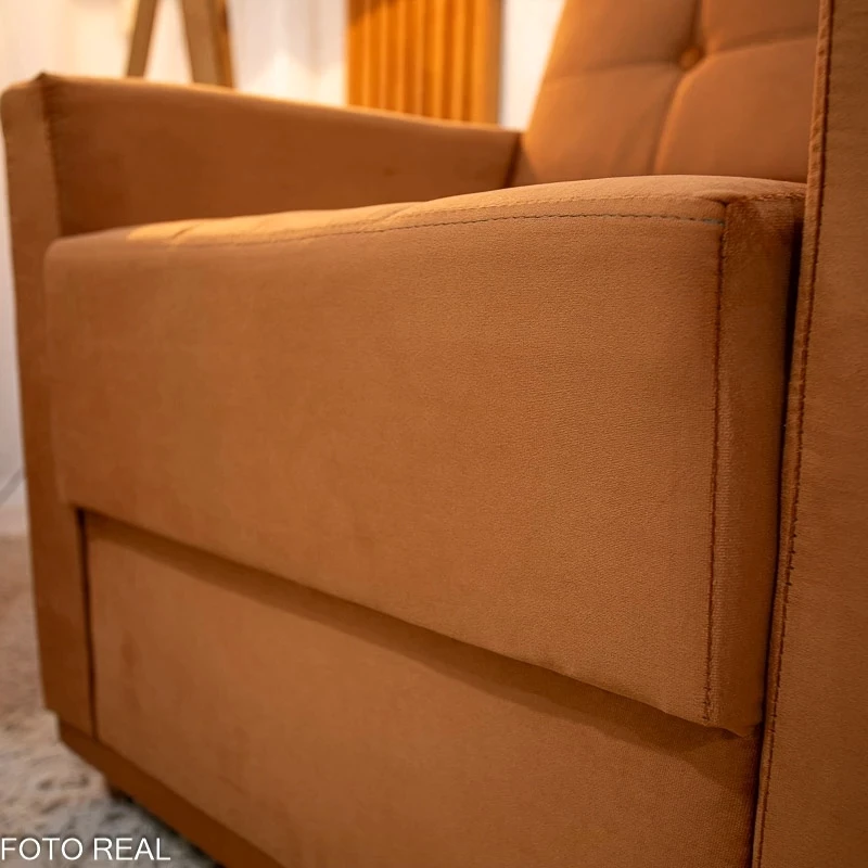 Poltrona Decorativa Áustria Veludo - Imagem 16