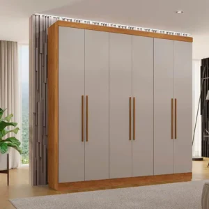 Alternative view of Guarda-Roupa Coliseu Larg. 2.20m 6 Portas 4 Gavetas
