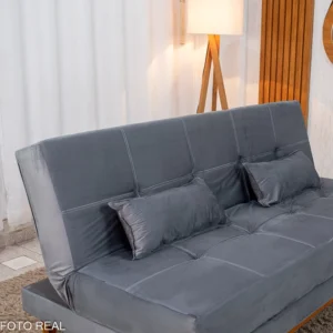 Sofá Cama Madrid Larg. 1.80m Veludo - Imagem 7