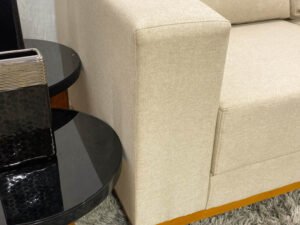 Sofá 3 Lugares Aline Plus C/Chaise 2.50 m Linho - Imagem 11