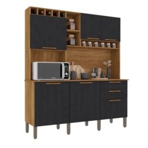 Alternative view of Armário de Cozinha New Topázio Larg. 1.65m 6 Portas 2 Gavetas