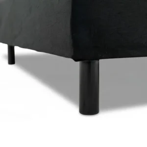 Base Box Casal Bipartida 138x188x38 Sued Preto - Nosso Sonho (3)