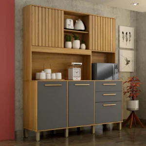 Alternative view of Armário Cozinha Diamante Larg. 1.63m 5 Portas 2 Gavetas