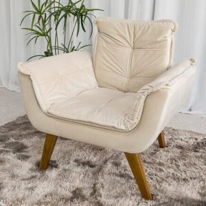 Alternative view of Poltrona Perola Veludo