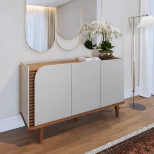 Buffet Jurerê Larg. 1.36m C/Detalhe Ripado