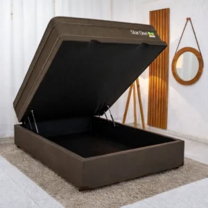 Alternative view of Colchão Casal Star One Ortopédico D-65 + Box Baú Casal Prime Confort Sued Blindado - 138x188x75 | Suporta até 280kg