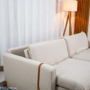 Sofá Retrátil Luma 2.00m Linho - Sem Caixa - Imagem 20