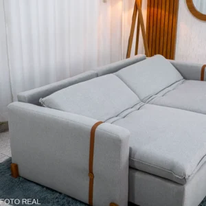 Sofá Retrátil Luma 2.00m Linho - Sem Caixa - Imagem 17